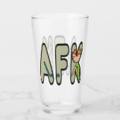 AFK weg van toetsenbord Glas (Voorkant)