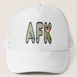 AFK weg van toetsenbord Trucker Pet