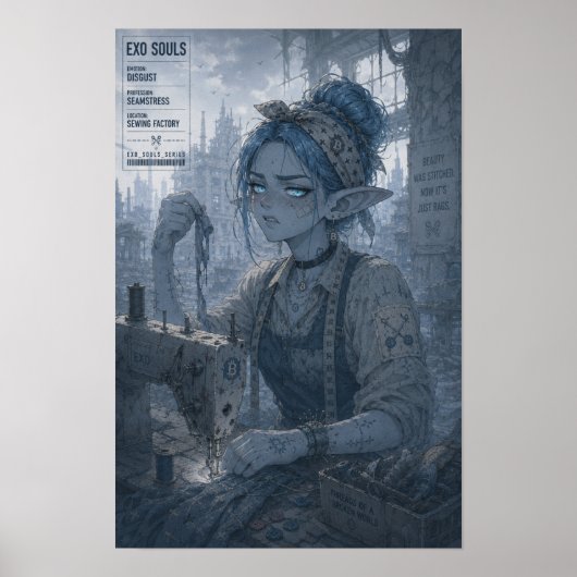 Afkeer / Naaister / Naaiatelier Poster (Voorkant)
