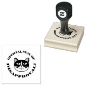 Afkeurende verklaring rubberstempel (Gestempeld)