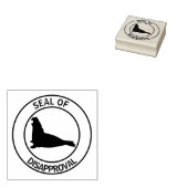 Afkeurende verklaring rubberstempel (Gestempeld)