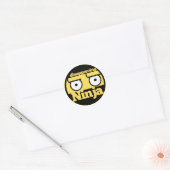 Afkeuring Ninja Ronde Sticker (Envelop)