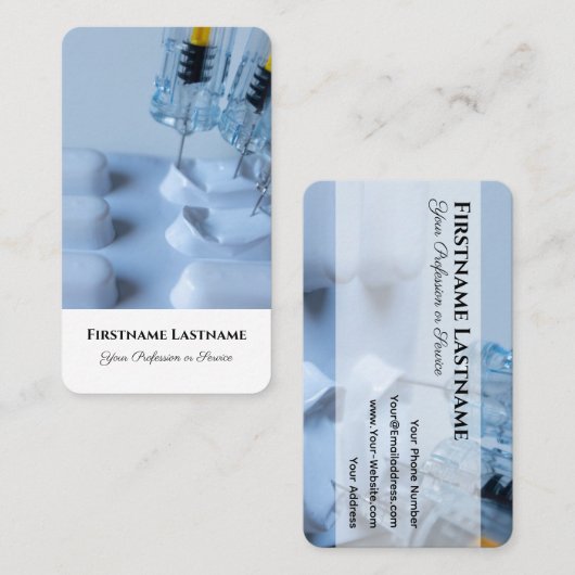 Afkickcentrum detoxificatie geneesmiddelontwenning visitekaartje (Voorkant / Achterkant)