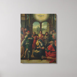Afkomst van de Heilige Ghost Canvas Afdruk