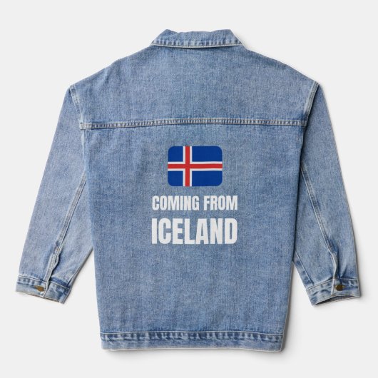 afkomstig uit IJsland Denim Jacket (Achterkant)