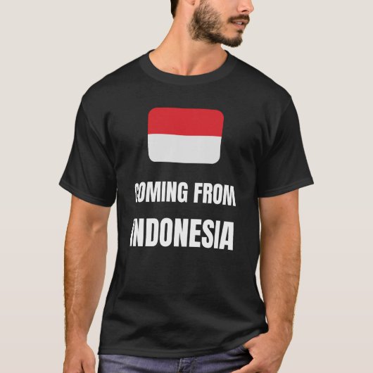 afkomstig uit Indonesië T-shirt (Voorkant)