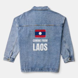 afkomstig uit Laos Denim Jacket