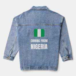 afkomstig uit Nigeria Denim Jacket