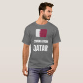 afkomstig uit Qatar T-shirt (Voorkant volledig)