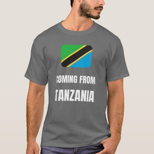 afkomstig uit Tanzania T-shirt (Voorkant)