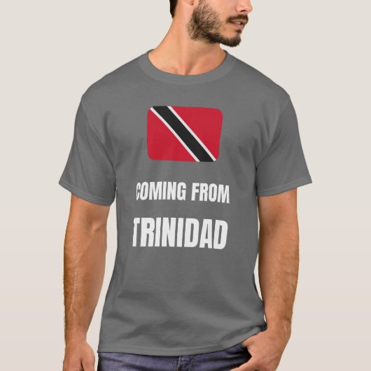 afkomstig uit Trinidad T-shirt (Voorkant)