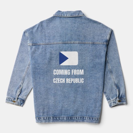afkomstig uit Tsjechië Denim Jacket (Achterkant)