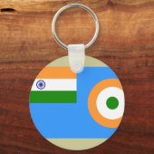 Afkondigen van de Indische luchtmacht Sleutelhanger (Voorkant)