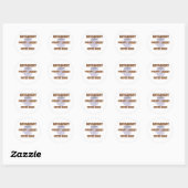 Afkoopkoffie Ronde Sticker (Vel)