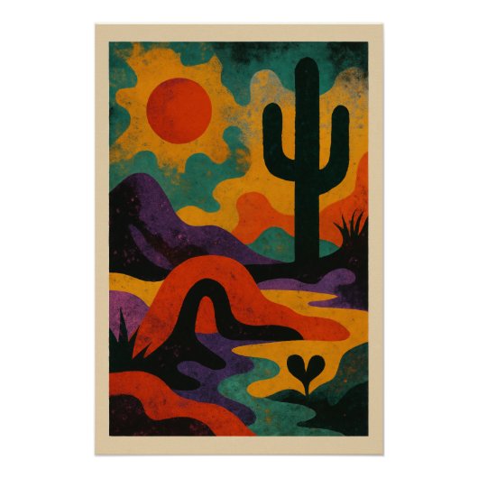 Afkorting in kleur perfect poster (Voorkant)