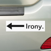 Afkorting op de linkerbumpersticker bumpersticker (Op auto)