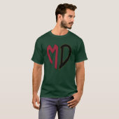 Afkorting van de staat Maryland T-shirt (Voorkant volledig)