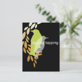 Afkorting - vogels op bijkantoor briefkaart (Staand voorkant)