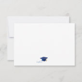 Afkorting voor afstuderen Hartelijk dank Bedankkaart (Achterkant)