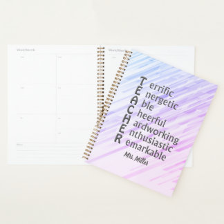 Afkorting voor leraren Naam Paarse Abstracte plann Planner
