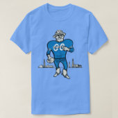  AFL Houston Oilers Mascotte Roughneck T-shirt (Design voorkant)