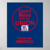 AFL UNION POSTER afdrukken (Voorkant)