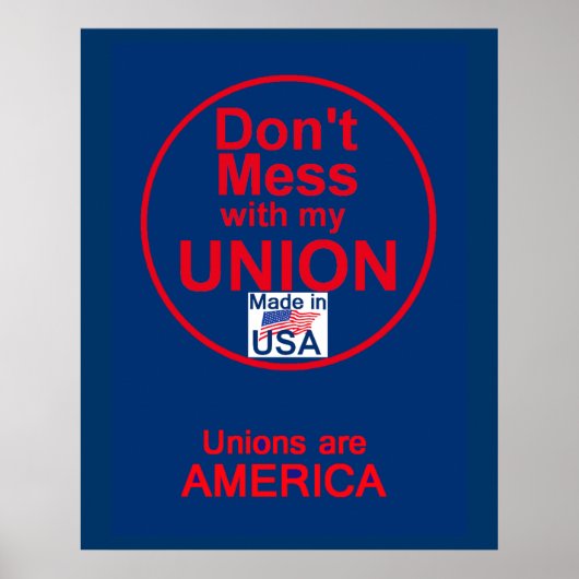 AFL UNION POSTER afdrukken (Voorkant)