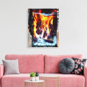 Aflame Canvas Afdruk (Insitu (Woonkamer))