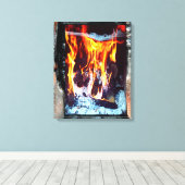 Aflame Canvas Afdruk (Insitu (Houten vloer))
