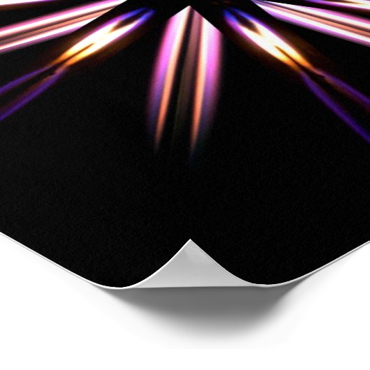 Aflame Canvas afdrukken Poster (Hoek)