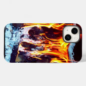 Aflame Case-Mate iPhone Case (Achterkant (horizontaal))
