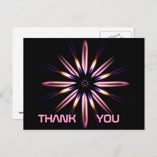 Aflame Dank je Briefkaart (Voorkant / Achterkant)