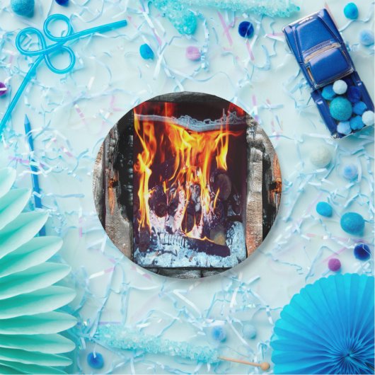 Aflame Papieren Bordje (Feest)