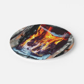 Aflame Papieren Bordje (Gekanteld)