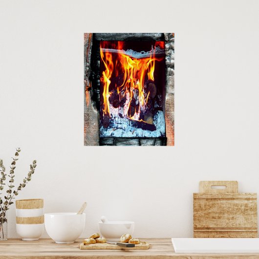 Aflame Poster (Keuken)