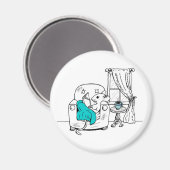 Afleesmuis magneet (Voorkant / Achterkant)