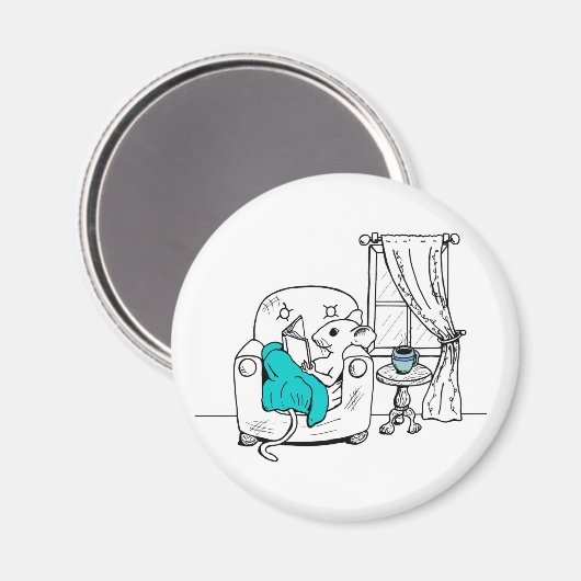 Afleesmuis magneet (Voorkant / Achterkant)