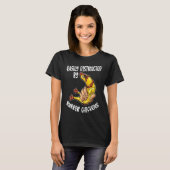 Afleidbaar Kip Cool Vogel T-shirt (Voorkant volledig)