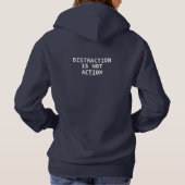 Afleiding Is Geen Actie Hoodie (Achterkant)