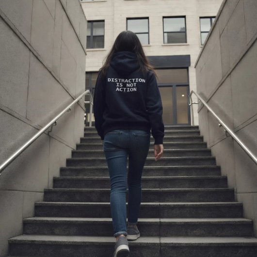 Afleiding Is Geen Actie Hoodie