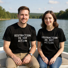 Afleiding Is Geen Actie T-shirt