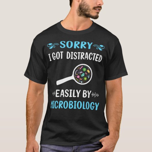 afleiding van een microbioloog t-shirt (Voorkant)