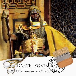 Afleiding van  Rustisch Man Tissuepapier