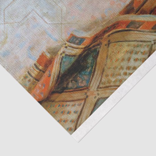 Afleiding van  Rustisch Man Tissuepapier (Detail)