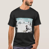 Aflevering op het strand t-shirt (Voorkant)