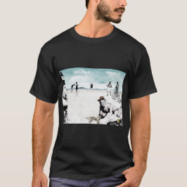 Aflevering op het strand t-shirt
