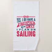 Aflevering pensioenplan strandlaken (Voorkant)