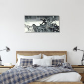 Aflevering uit de Chinees-Japanse oorlog Canvas Afdruk (Insitu (Slaapkamer))