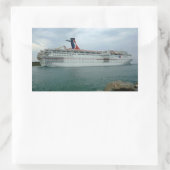 Aflevering van Port Canaveral Rechthoekige Sticker (Tas)