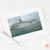 Aflevering van Port Canaveral Rechthoekige Sticker (Envelop)